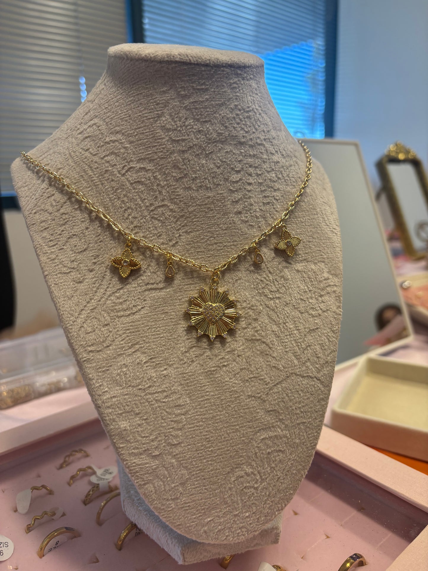 5 Charms custom Necklace