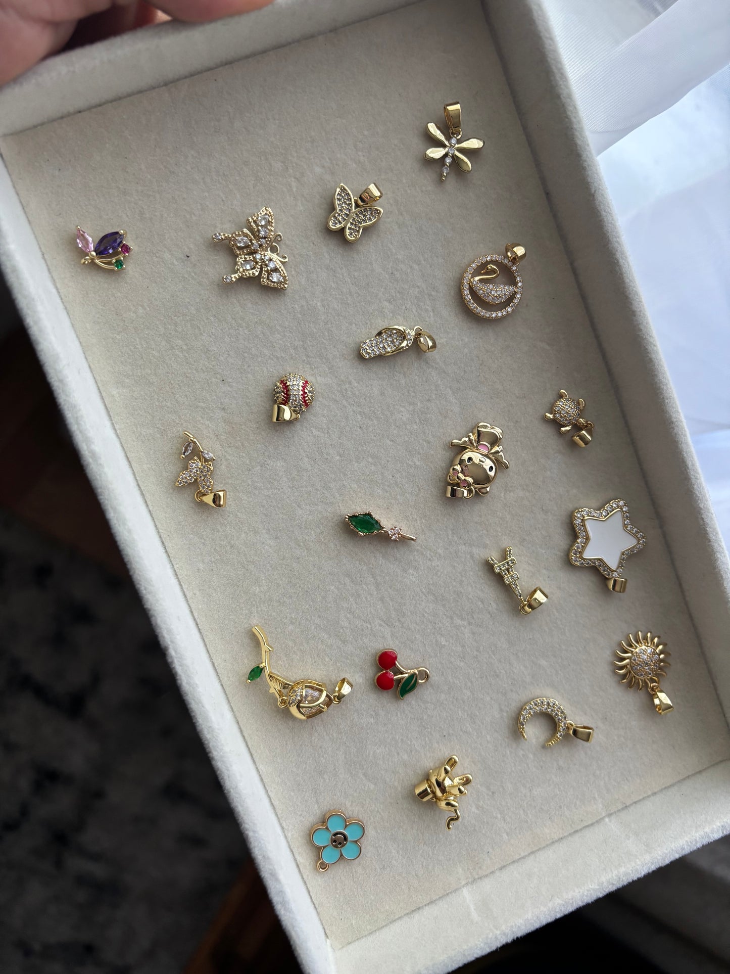 5 Charms custom Necklace