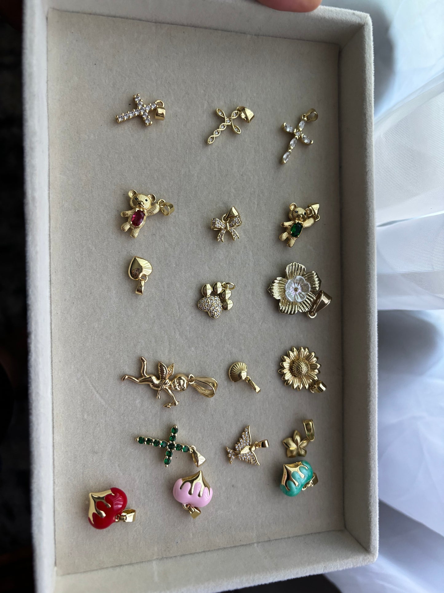 5 Charms custom Necklace