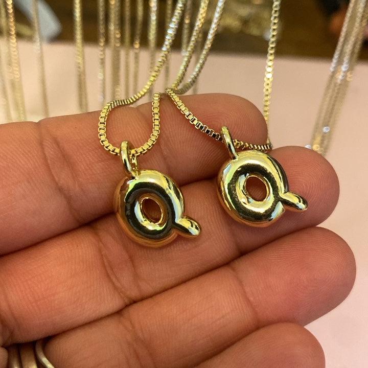 Bubble Letter Necklace