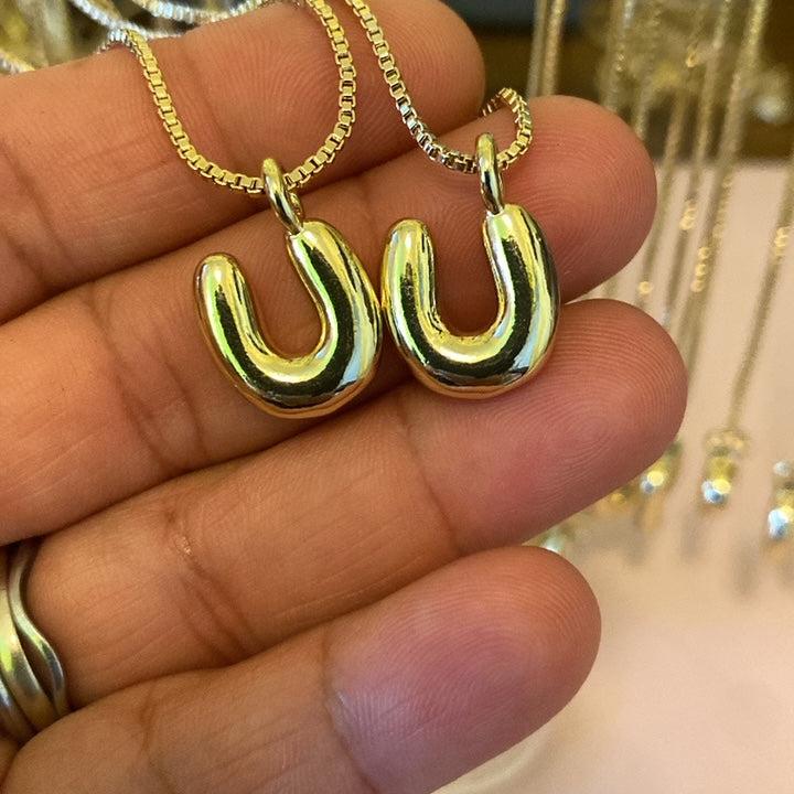 Bubble Letter Necklace