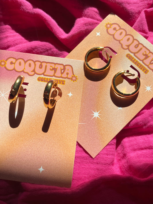 Becky Gold Hoops