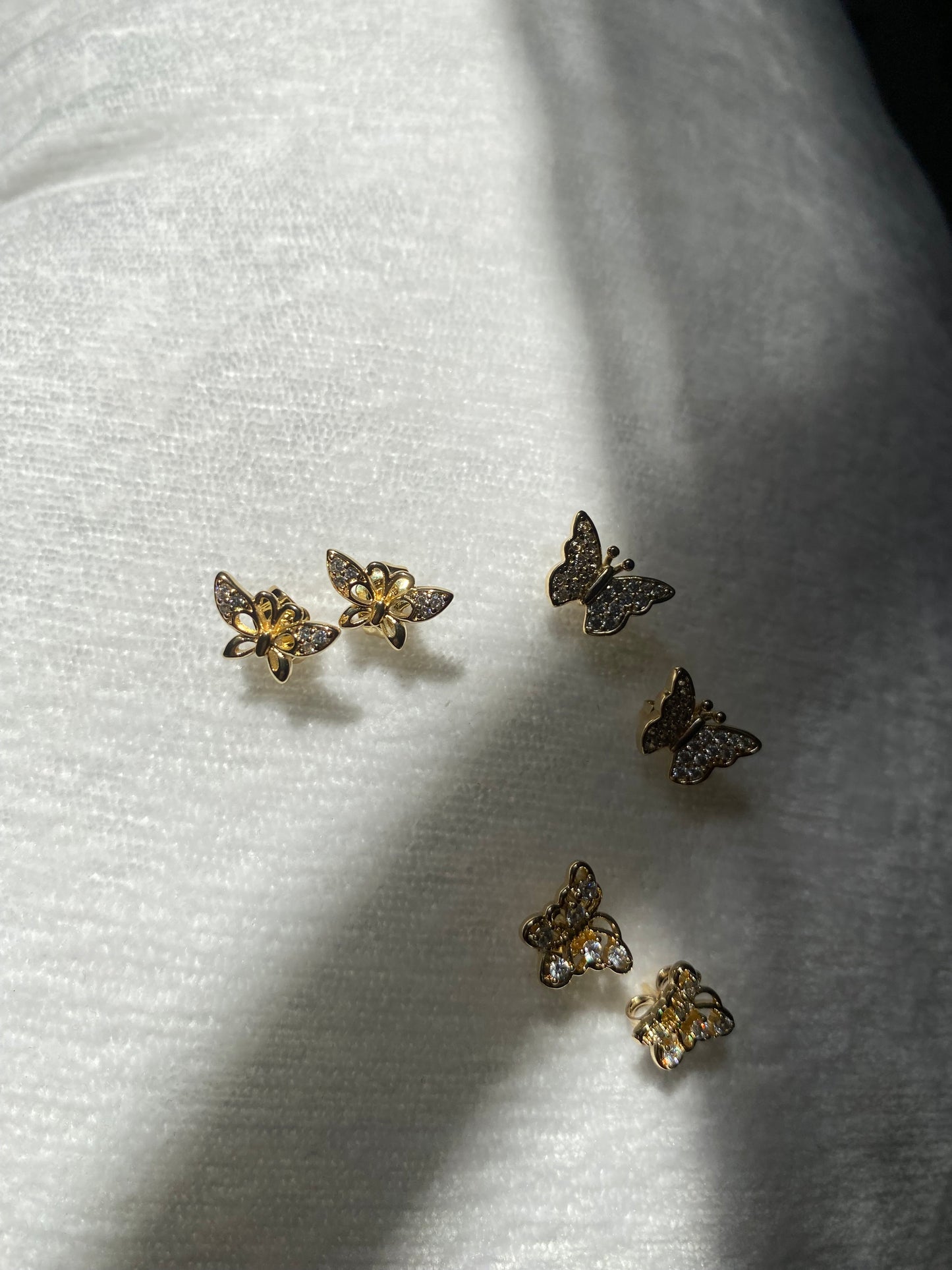 Bella Butterfly Stud Earrings