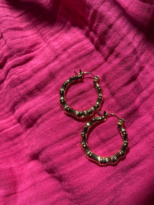 ABBY Mini Bamboo Hoops