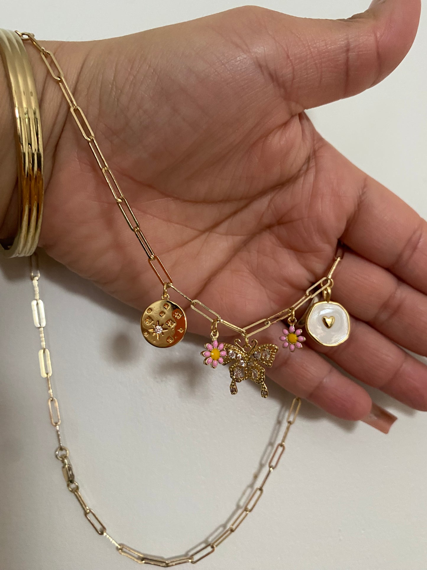 3 Charm Custom Necklace