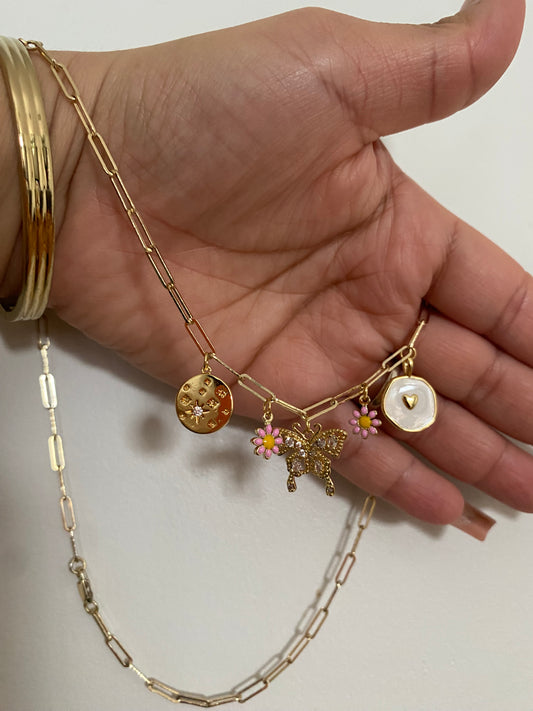3 Charm Custom Necklace