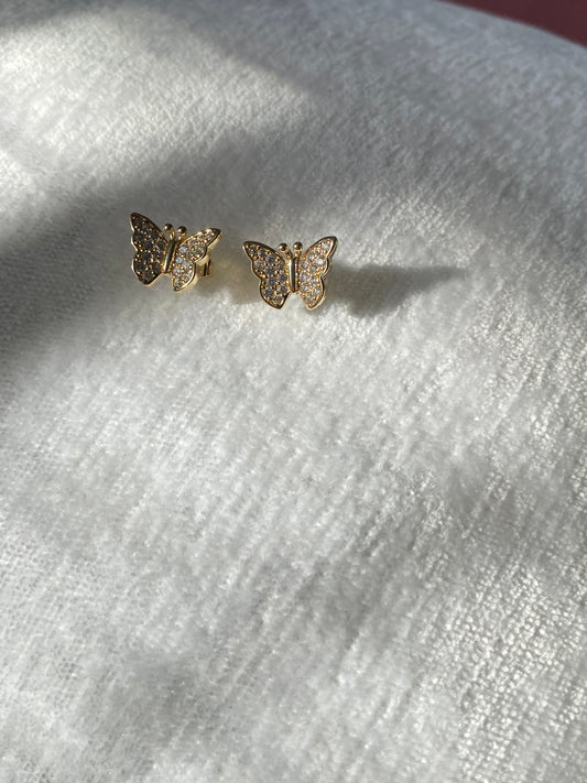 Becca Butterfly Earring Studs