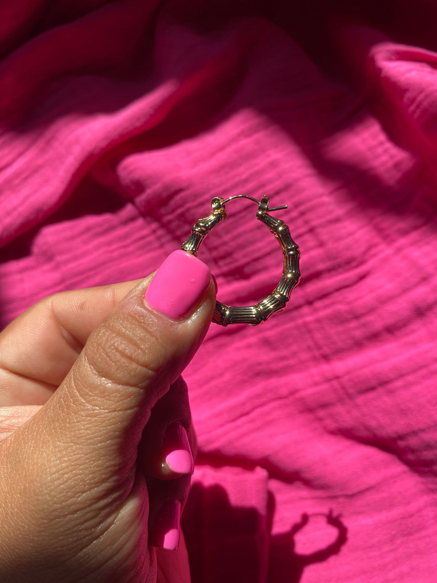 ABBY Mini Bamboo Hoops