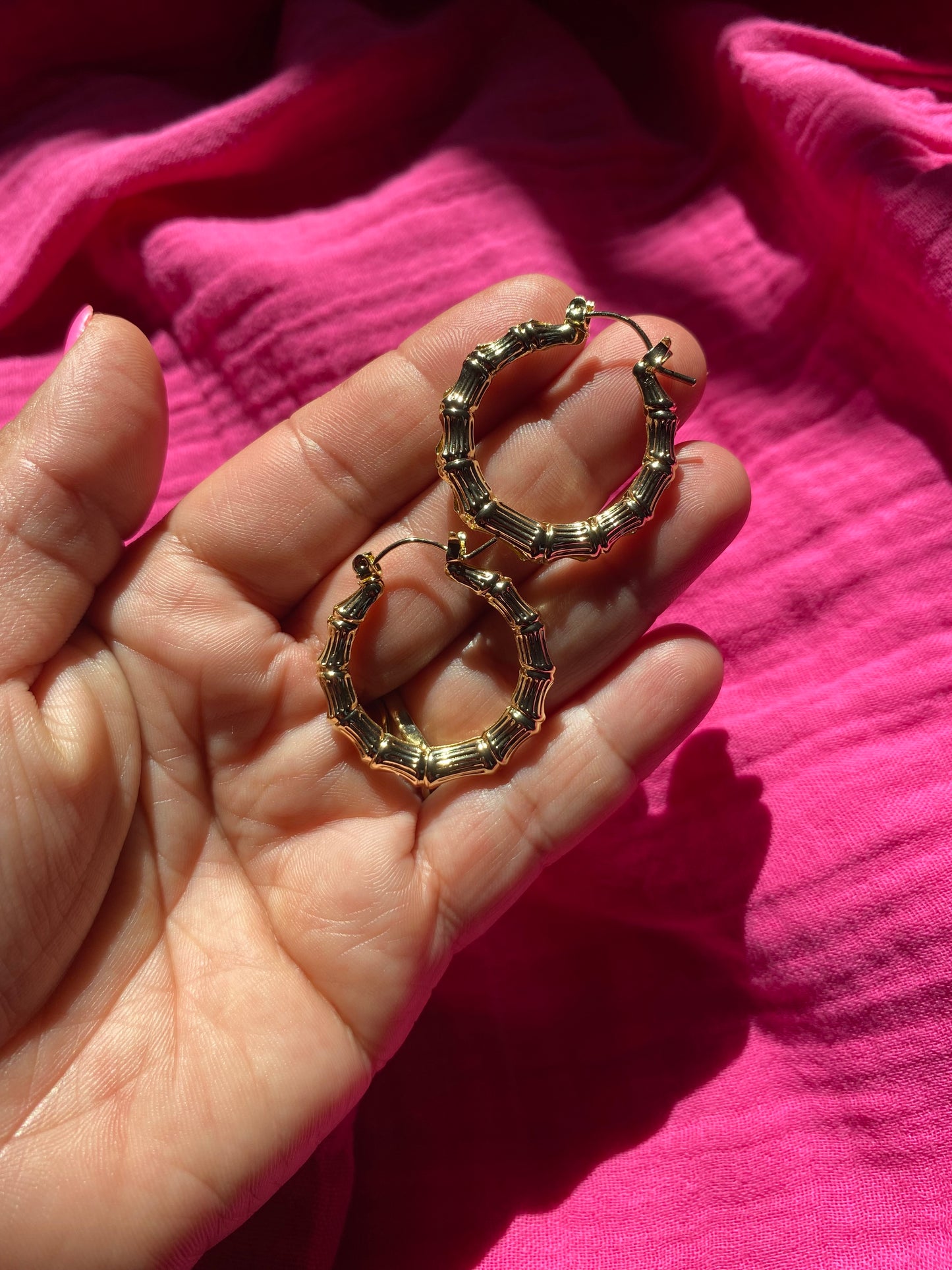 ABBY Mini Bamboo Hoops