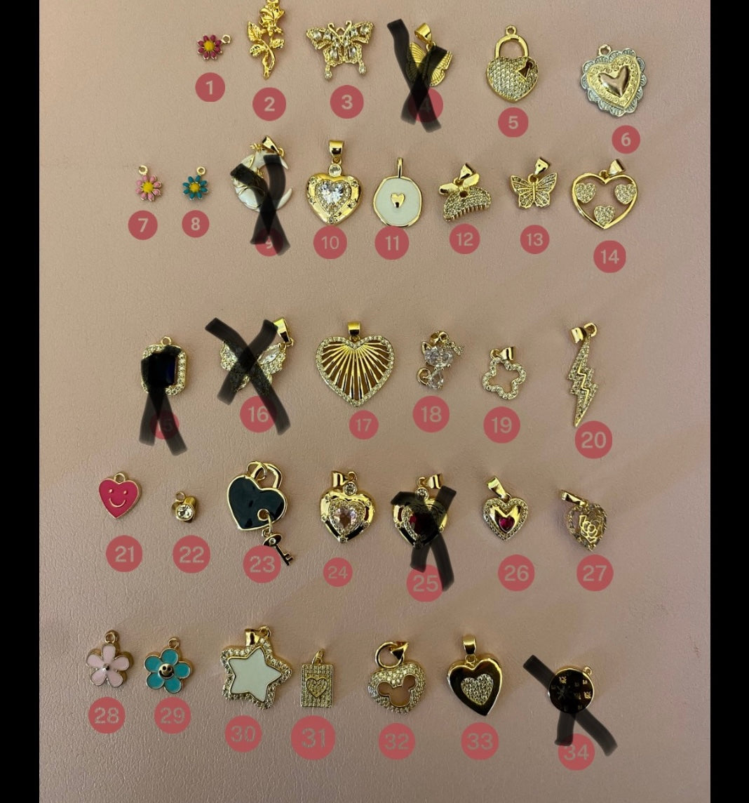 3 Charm Custom Necklace